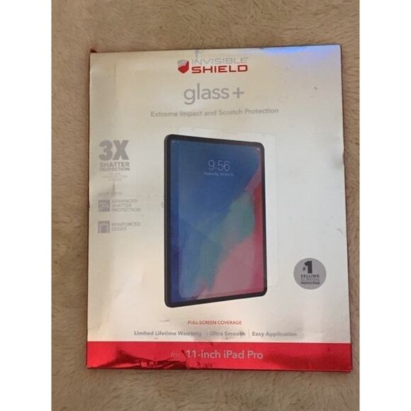 ZAGG 11" iPad Pro InvisibleShield glass+ - Picture 1 of 2